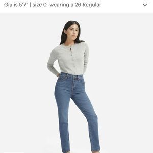 Everlane Cigarette Jeans